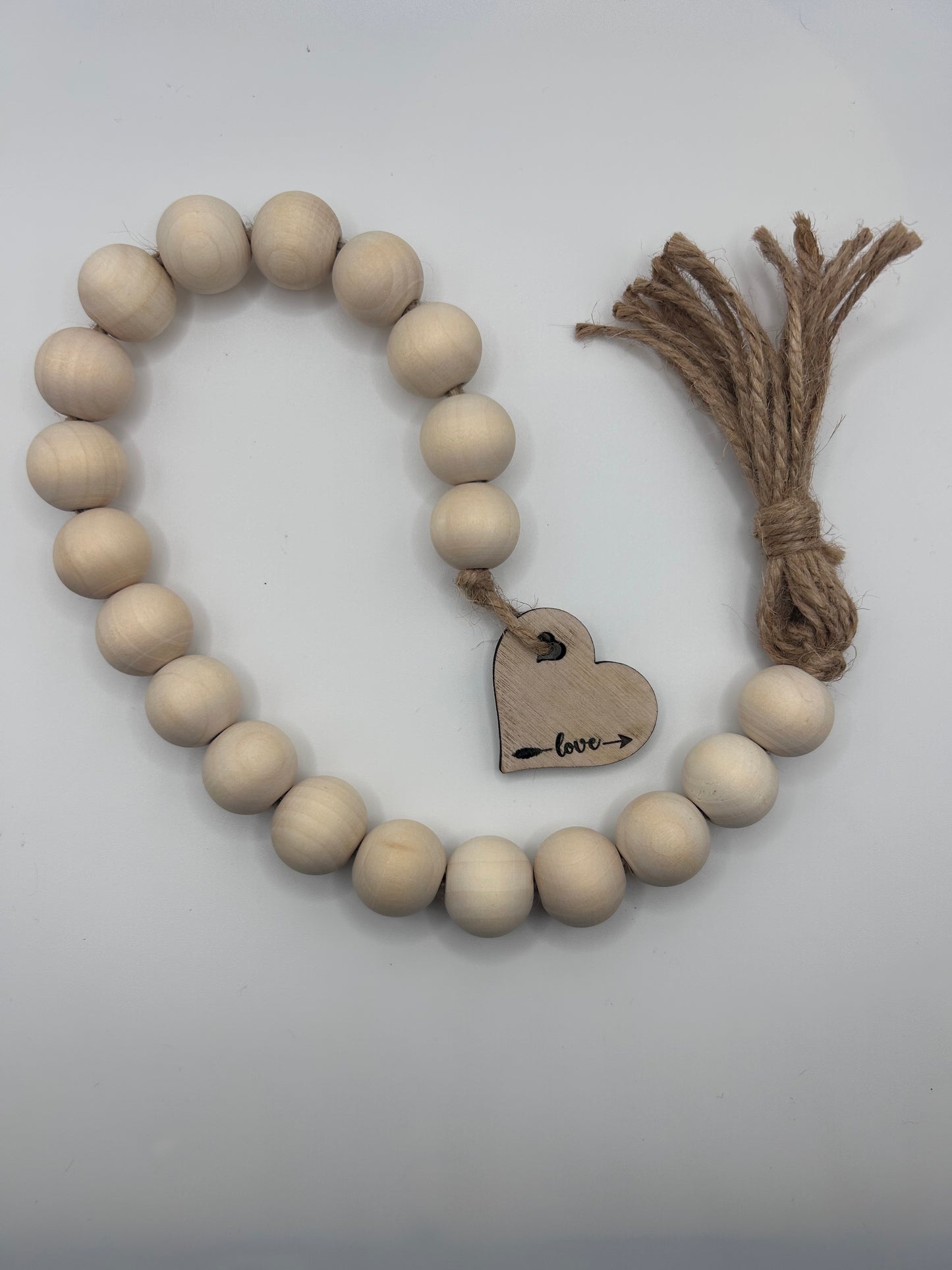 Farmhouse Wooden Decorative Beads