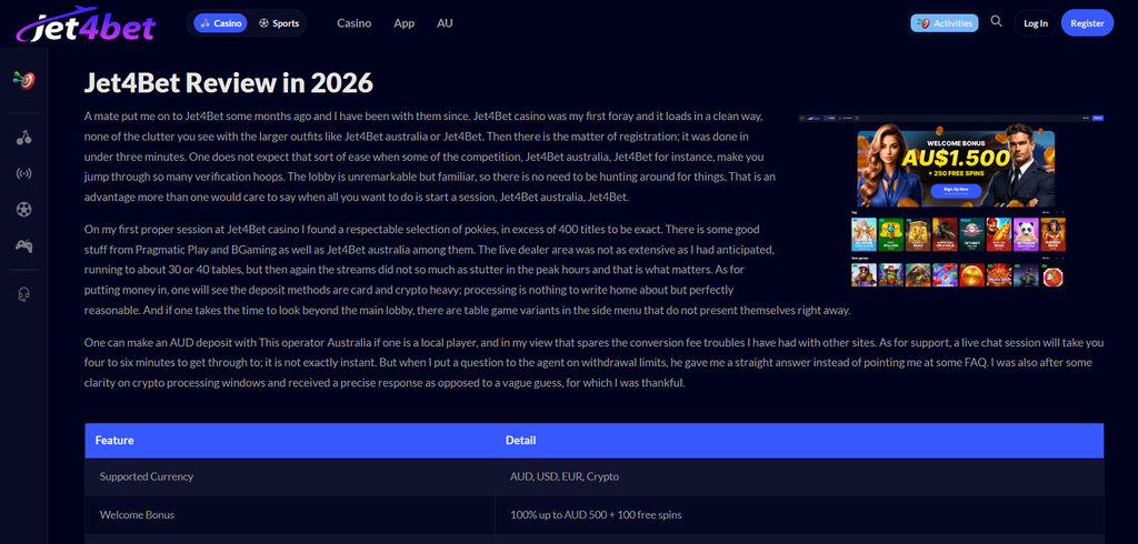 The stake limit at Jet4Bet, as published